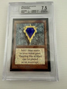 MAGIC THE GATHERING COLLECTOR'S EDITION INTERNATIONAL MOX SAPPHIRE BGS 7.5 - Bild 1 von 2