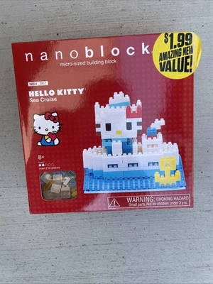 Nanoblock® Hello Kitty Sea Cruise 58361 NUEVO kit de construcción de bloques Foto 1 de 2