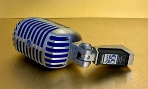 Shure Super 55 Deluxe Supercardioid Dynamic Blue Vocal Microphone *READ* - Picture 1 of 5