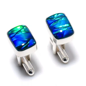 Australischer Triplett Opal Edelstein 925 Silber Handarbeit Schmuck Manschett... - Bild 1 von 3