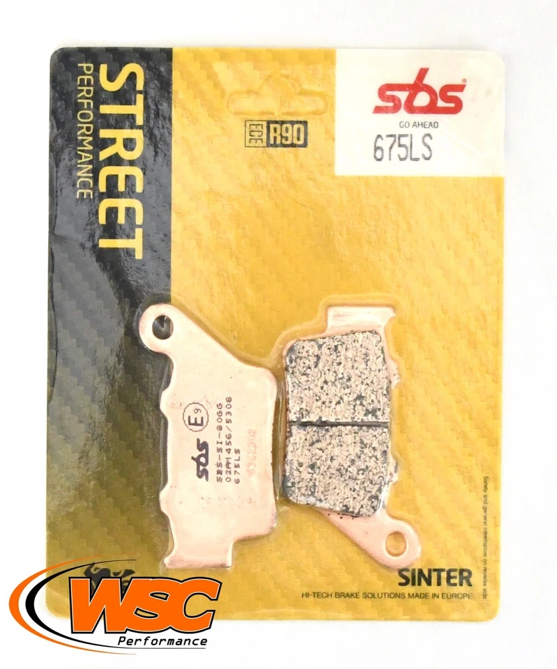 Pastilhas de freio traseiras de sinterização de rua SBS 675LS - Imagem 1 de 1