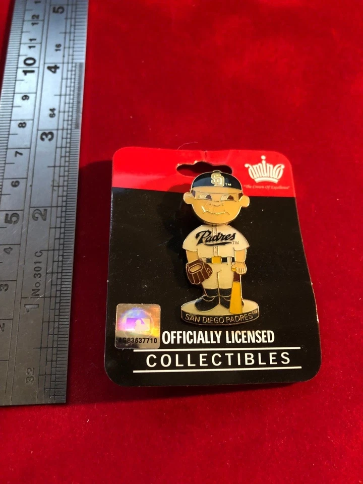 Nuevo Pin Cabeza Bobble de los Padres - San Diego - Licencia MLB Foto 1 de 1