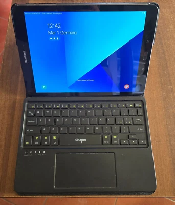 Tablet Samsung Galaxy S3, 32Gb, 9.7", SM-T825, con tastiera e custodia - Immagine 1 di 4