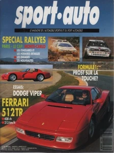 SPORT AUTO 360 1992 FERRARI 512 TR VIPER RT/10 ALPINA B12 964 RS 3.6 VENTURI 260 - Imagen 1 de 2