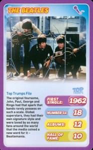 The Beatles, Top Trumps Turbo, Pop Stars  (2021), New