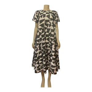 BR Banana Republic Womens Aurelia Crepe Maxi Dress Size MP Flowy Lagenlook - Picture 1 of 15