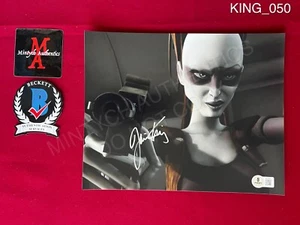 Jaime King foto autografata firmata 8x10 Star Wars: The Clone Wars Beckett - Foto 1 di 1