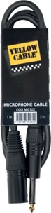 CABLE MICRO Jack mono mâle/XLR mâle 1m YELLOW CABLE M01JX - Foto 1 di 1