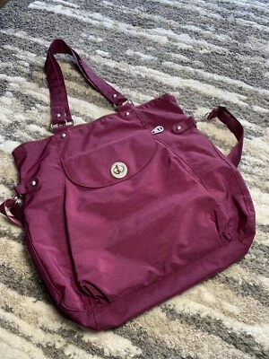 Bolso de Mano y Bandolera Baggallini Grande Weekender Convertible Ciruela Nuevo sin Etiquetas Foto 1 de 4