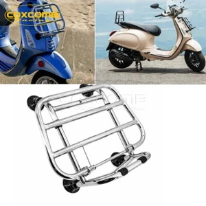 Portaequipajes delantero cromado portaequipajes delantero para scooter Sprint Primavera 150 - Imagen 1 de 10