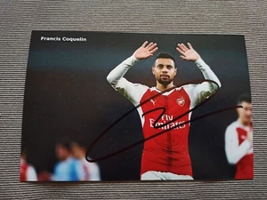 Francis Coquelin signed 6x4 photo autograph football Villarreal Valencia Arsenal - Zdjęcie 1 z 1
