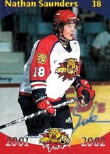 2001-02 Moncton Wildcats #11 Nathan Saunders