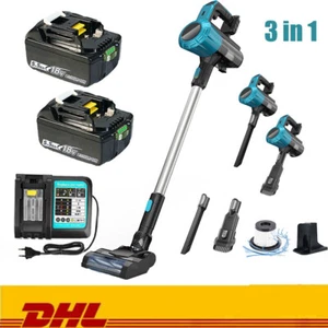 Für Makita 18v Akku Handstaubsauger Staubsauger beutellos 3in1 Akkusauger /5.5Ah - Bild 1 von 20
