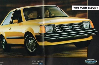 Ford Escort 1983 folleto de ventas de concesionarios/catálogo/folleto; L, GL, GLX, GT, Foto 1 de 4