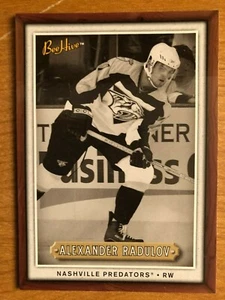 Alexander Radulov RC Nashville Predators 2006/7 Beehive blanco y negro - Imagen 1 de 1