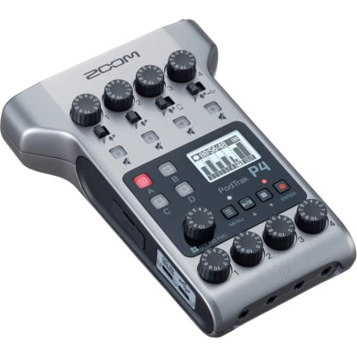 Zoom PodTrak P4 Portable Multitrack Podcast Recorder - Image 1 of 4