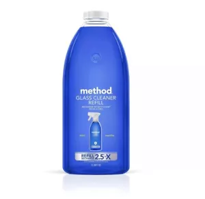 Method Glass Cleaner Refill, Mint, Ammonia Free Plant Based Solution 2.0L (68OZ) - Picture 1 of 4