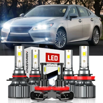 Combo de bombilla antiniebla LED alta/baja para Lexus ES350 ES300h 2013-2015 Faro Foto 1 de 4