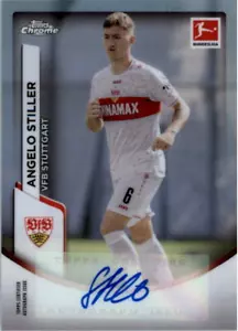 2023-24 Topps Chrome Bundesliga Autographs #BCAAS Angelo Stiller Auto - NM-MT - Picture 1 of 2