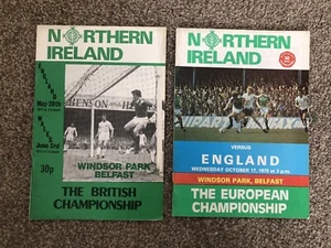 NORTHERN IRELAND V ENGLAND 1977 & 1979 - Picture 1 of 2