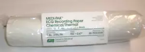 GMC MEDI-PAK ECG Carta di registrazione termica chimica 150' x 2,47" 26-15063GBC 4-PK - Foto 1 di 1
