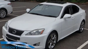 Window Visors Weathershields weather shields for Lexus IS sedan 2005-2013 XE20 - Picture 1 of 12