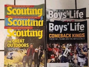 Boys' Life & Scouting Magazines Lot of 5 BSA Boy Scouts 2017 - Foto 1 di 3