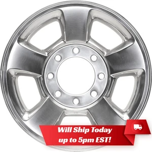 New Bright Polished 17" Alloy Wheel Rim for 2003-2009 Dodge Ram 2500 3500 - Picture 1 of 7