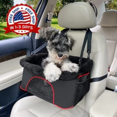 Asiento Para Perros Gatos Mascotas Para Carro Auto Adaptable Ajustable Calidad - Image 1 of 4