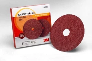 40 % RABATT 1 Stück 3M 982C 4-1/2 Zoll x 7/8 Zoll 36+ Einzelpackung Cubitron II Fiber Disc 86942 - Bild 1 von 1