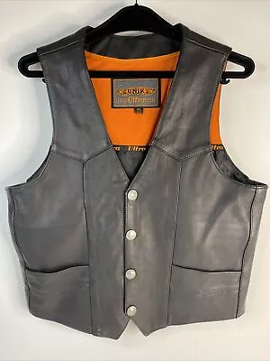 UNIK ULTRA Snap Front Vest with Buffalo Nickel Snap - Size 44 (20.5x25.5) *READ* - Image 1 of 4