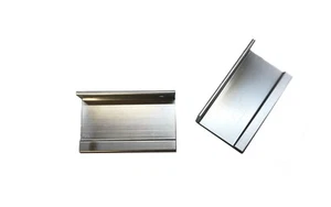 Flat Paddle Handles Pulls Knobs Kitchen Bathroom Cabinet Hardware Matte Chrome - Picture 1 of 3