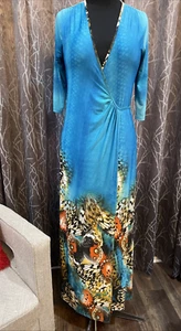 S Twelve Y2K Maxi Wrap Dress Swimsuit Coverup - Picture 1 of 13