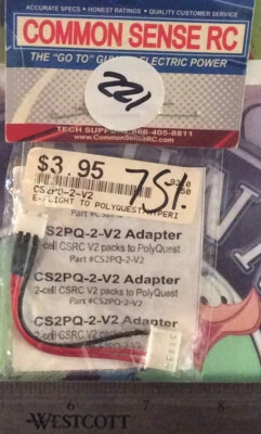 CommonSenceRc CSPQ-2-v2 E-Flite To Polyquest/Hyper OriginalNewInPackage🇺🇸Ship - Image 1 of 2