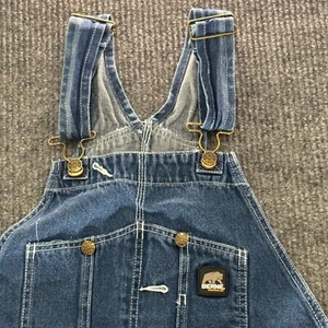 Bern Denim Latzhose Herren 38x24 Carpenter Workwear Utility Distressed Grunge - Bild 1 von 12