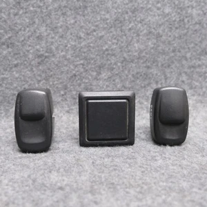 2000 Kia Sephia 3 Dashboard Dash Switch Blank Filler Delete Trim Black OEM N551 - Picture 1 of 6