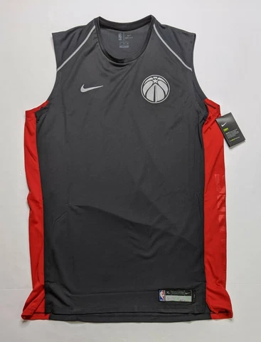 Nike X NBA Washington Wizards Warm Up Shoot Around Tank 918144-014 XLT Cover