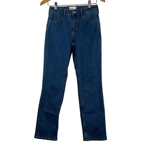 Abercrombie Kids High Rise Straight Leg Denim Jeans Girls Size 15/16 - Picture 1 of 10