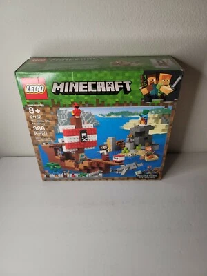 LEGO The Pirate Ship Adventure Minecraft (21152) New Factory Sealed Box  - Imagem 1 de 4
