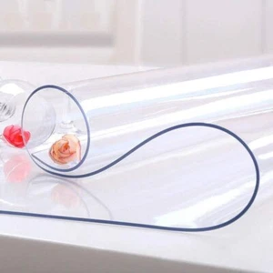 Custom Multisize 1.5mm Thick Clear Pvc Table Cover Protector 36 X 48 Inch Plasti - Picture 1 of 9