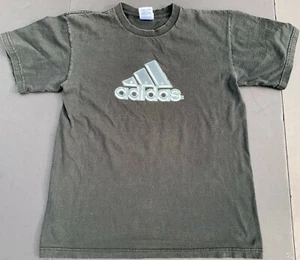 Adidas MEN T Shirt TEES ShortSleeve RUNNING Logo Hockey Soccer Baseball Black MD - Imagen 1 de 1