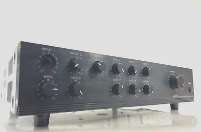 TOA 700 SERIES AMPLIFIER  MODEL A-706 9-Channel 60 Watt - Missing 1 Knob - Image 1 of 4