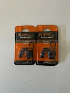 *NEW* "2 PACK" Shock Doctor Sport Gel Max Mouthguards, Youth 10 & UNDER, Black - Picture 1 of 2