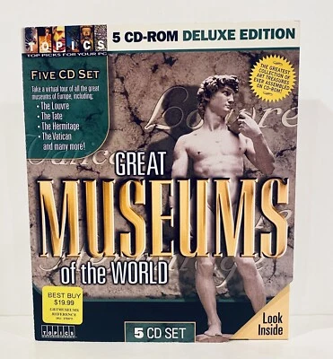 Juego de 5 CD multimedia Grandes Museos del Mundo Foto 1 de 4