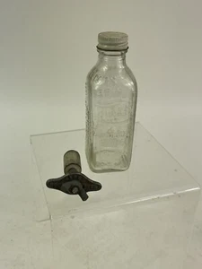 ANTIQUE METAL / RUBBER HIRES ROOT BEER STOPPER & Household Extract Bottle - Picture 1 of 14