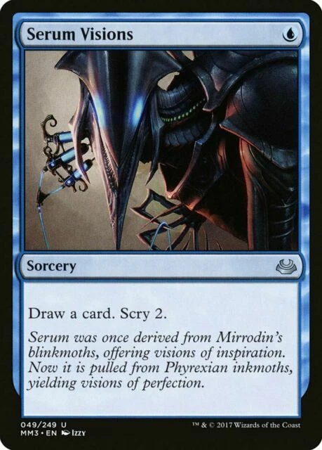 SERUM VISIONS Modern Masters 2017 mtg NM Blue - Sorcery Unc - Image 1 of 1