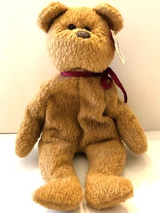 TY BEANIE BABIES RIZADO EL OSO 1993-96 - Imagen 1 de 5