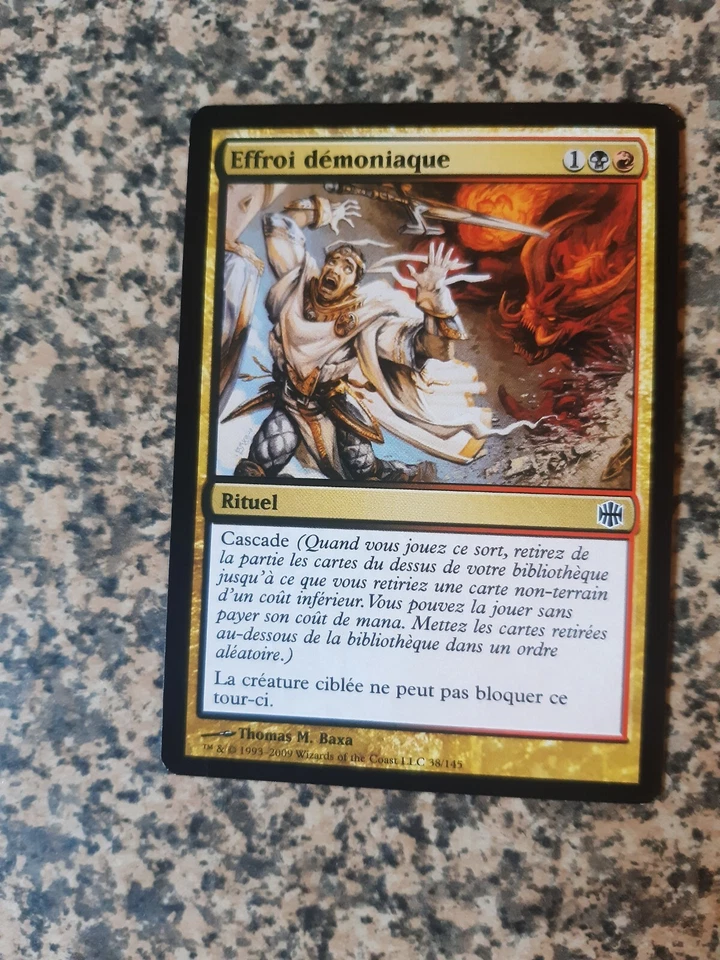 MTG - 1 x Demonic Dread - Alara Reborn- FRENCH - Image 1 of 1