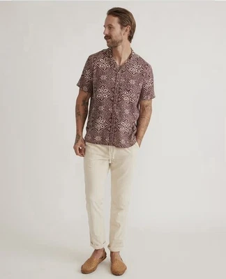 Marine Layer Archive Boho Resort Printed Shirt, Size Medium - Image 1 of 4