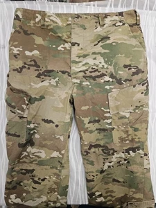 VINTAGE Military Pants Mens Medium Trousers Combat Woodland Camo M81 Cargo 90s - Picture 1 of 8